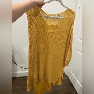 Yellow beach cover up